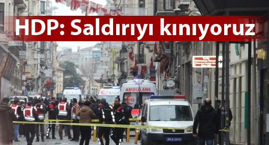 HDP İstanbul saldırısını kınadı