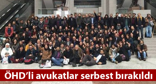 ÖHD’li avukatlar serbest bırakıldı