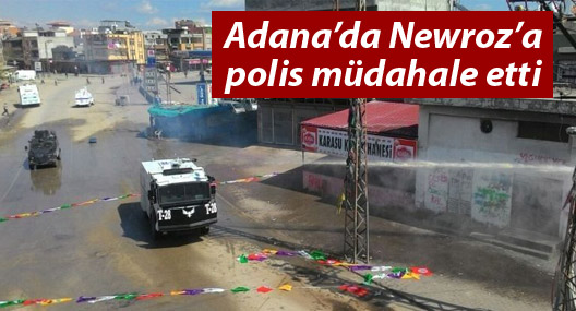 Adana'da Newroz'a polis müdahalesi