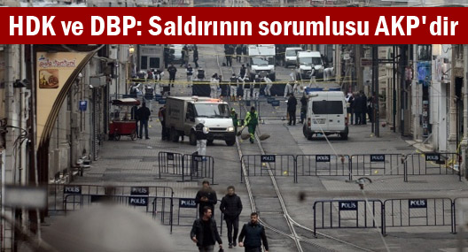 HDK ve DBP: Saldırının sorumlusu AKP'dir