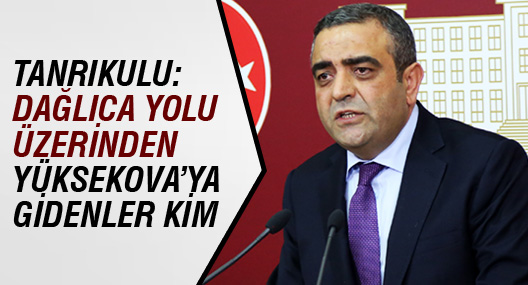Tanrıkulu: Yüksekova'ya gidenler kim?