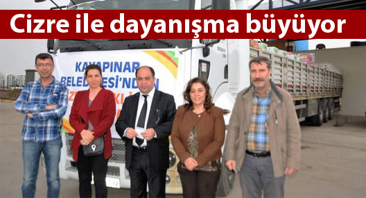 Cizre ile dayanışma büyüyor