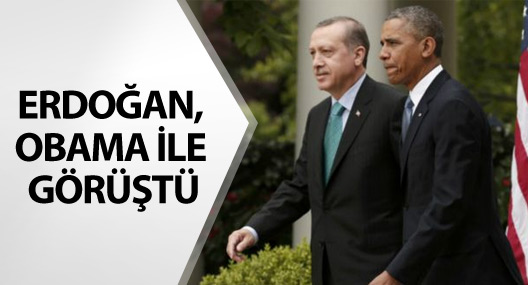 Erdoğan, Obama ile görüştü