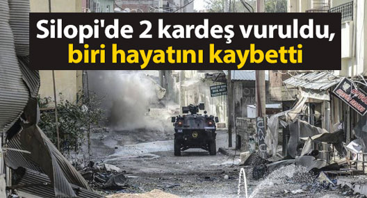 Silopi'de 2 kardeş vuruldu, biri hayatını kaybetti