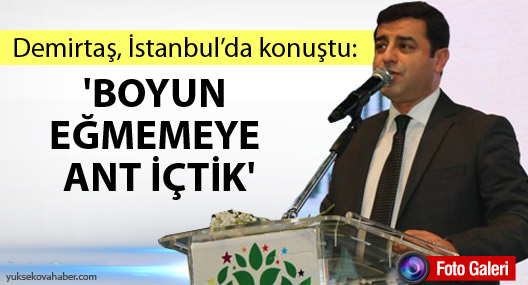 Demirtaş: HDP'nin çomak soktuğu çark basit bir çark değil