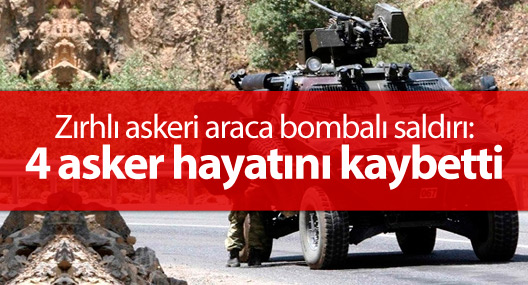 Savur’da askeri araca bombalı saldırı: 4 asker hayatını kaybetti