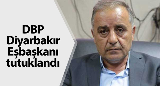 DBP Diyarbakır Eşbaşkanı Ali Şimşek tutuklandı