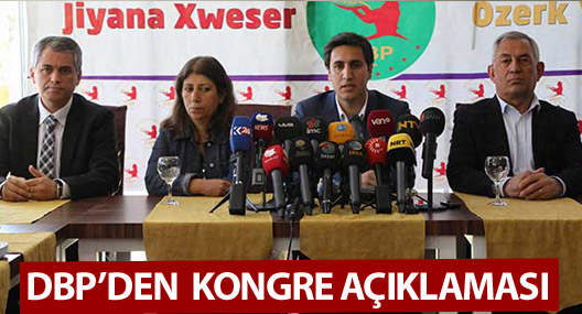 DBP’den yeni kongre açıklaması