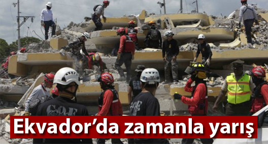 Ekvador: Depremin ardından zamanla yarış