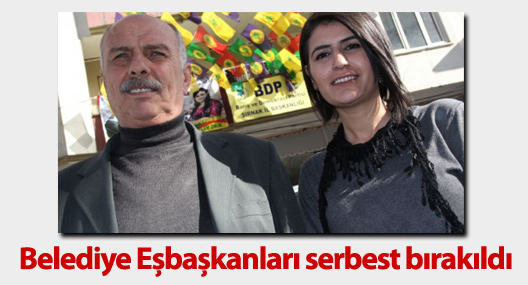 İdil Belediye eşbaşkanları serbest bırakıldı