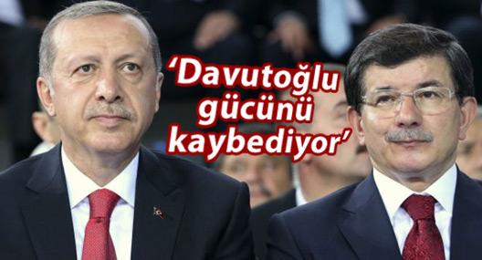 Reuters: "Davutoğlu gücünü kaybediyor"