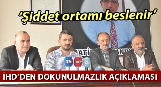 İHD’den dokunulmazlık açıklaması