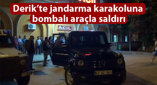 Mardin Derik’te jandarma karakoluna bombalı saldırı