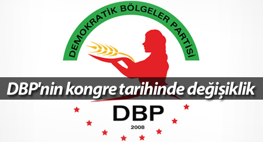 DBP'nin kongre tarihinde değişiklik