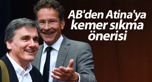 AB'den Atina'ya: 2018'e kadar kemer sıkın borcu hafifletelim