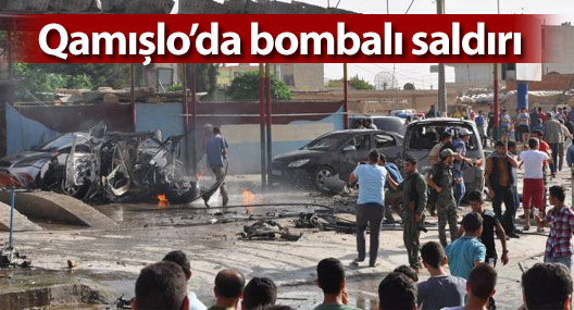Qamişlo kent merkezinde bomba yüklü araç patlatıldı