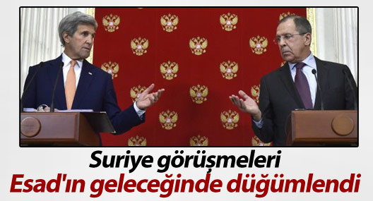 Suriye görüşmeleri Esad'ın geleceğinde düğümlendi