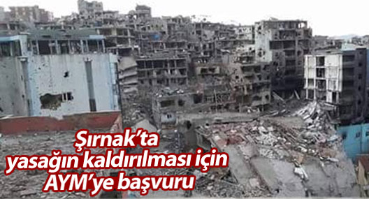 Şırnak’ta yasağın kaldırılması için AYM’ye başvuru