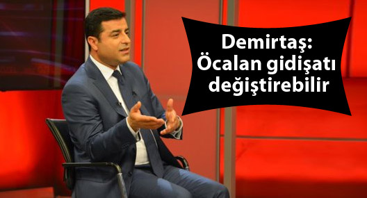 Demirtaş: Öcalan gidişatı değiştirebilir