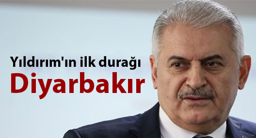 Yıldırım'ın ilk durağı Diyarbakır