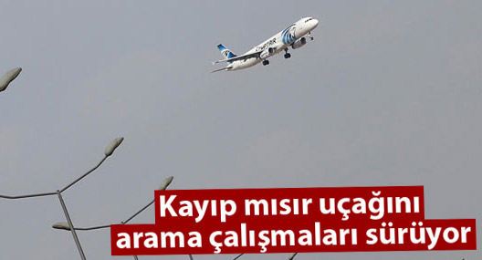 Kayıp mısır uçağını arama çalışmaları sürüyor