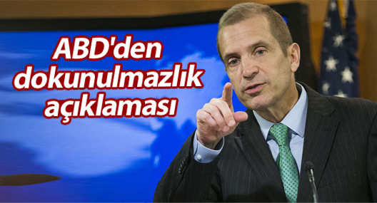 ABD'den dokunulmazlık açıklaması