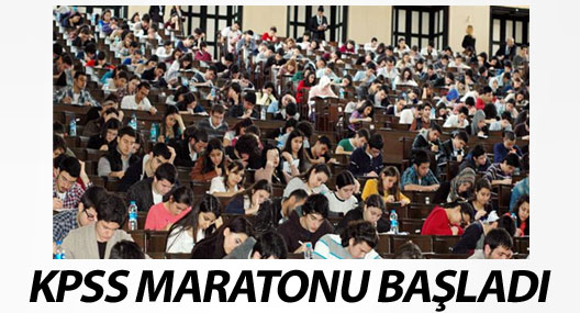 KPSS maratonu başladı