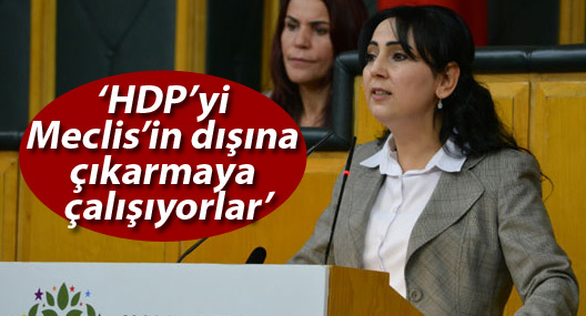 “HDP’yi Meclis’in dışına çıkarmaya çalışıyorlar, başaramayacaklar”