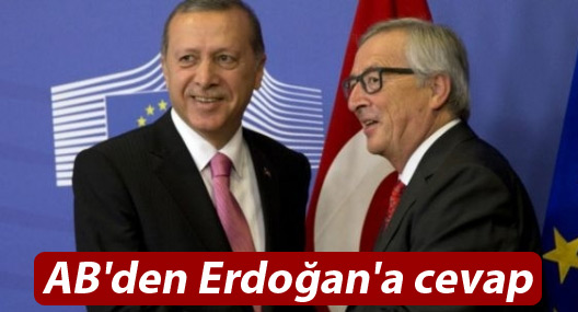 AB'den Erdoğan'a cevap: Türkiye üzerine düşeni yapmalı