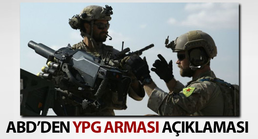 ABD'den YPG armalı kamuflaj açıklaması