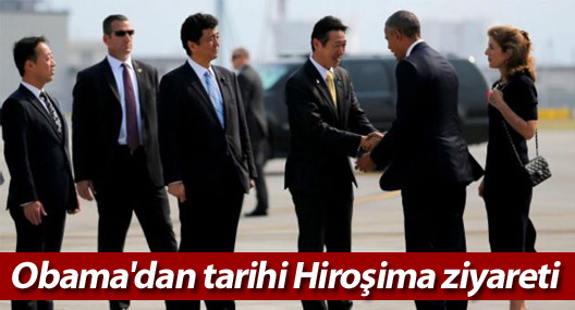 Obama'dan tarihi Hiroşima ziyareti