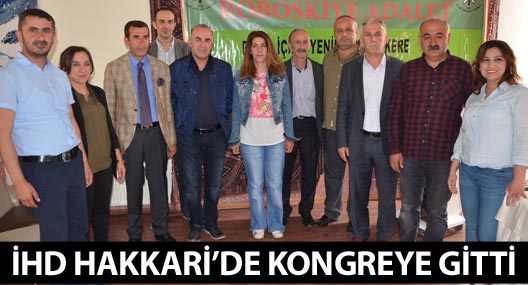 İHD Hakkari Şubesi kongreye gitti