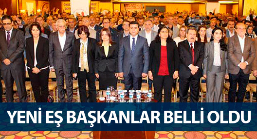 DBP’de yeni eş genel başkanlar belli oldu
