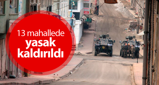 Mardin'de 13 mahallede uygulanan sokağa çıkma yasağı kaldırıldı