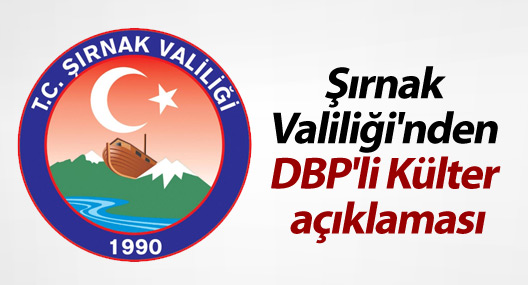 Şırnak Valiliği'nden DBP'li Hurşit Külter açıklaması
