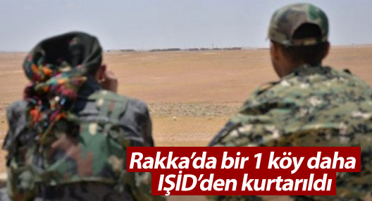 Rakka’da bir 1 köy daha IŞİD’den kurtarıldı