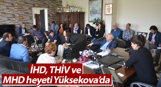 İHD, THİV ve MHD heyeti Yüksekova’da