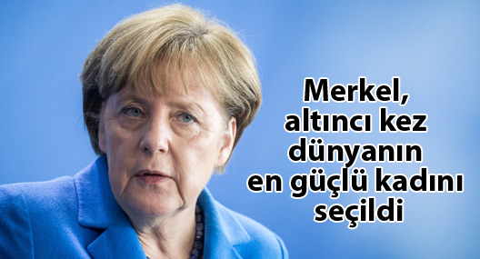 Merkel, altıncı kez dünyanın en güçlü kadını seçildi
