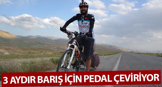Barış ve kardeşlik için pedallara asıldı