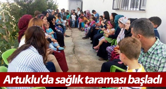 Artuklu'da sağlık taraması başladı