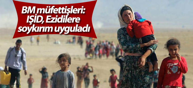 BM müfettişleri: IŞİD, Ezidilere soykırım uyguladı