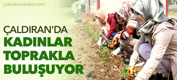 Çaldıran’da kadınlar toprakla buluşuyor