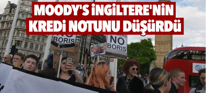 Moody's İngiltere'nin kredi notunu düşürdü