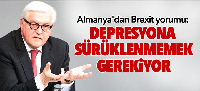 Almanya'dan Brexit yorumu: Depresyona sürüklenmemeliyiz