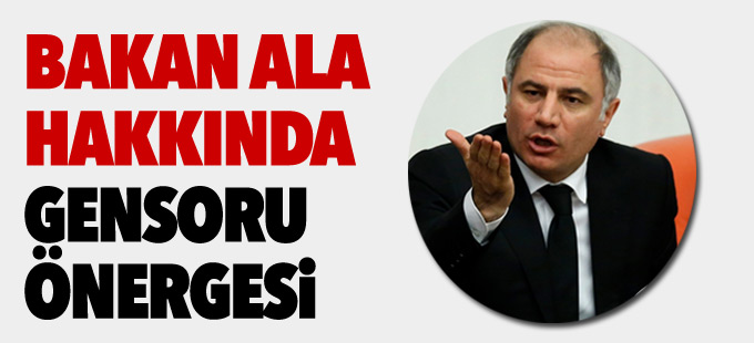 İçişleri Bakanı hakkında gensoru