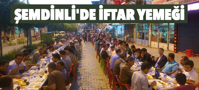 HDP ve DBP'den Şemdinli'de iftar yemeği