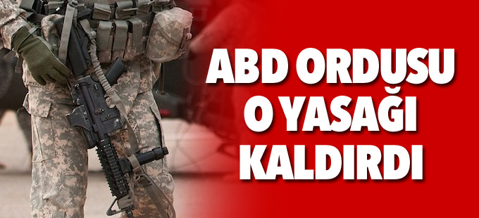 ABD ordusu trans personel yasağını kaldırdı