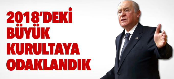 Bahçeli: 'Arınma mevsimi bizleri beklemektedir'