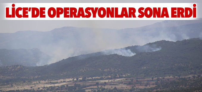 Lice’de operasyonlar sona erdi, yasak ise devam ediyor