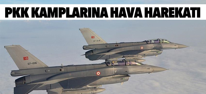 Metina bölgesi ve Çukurca kırsalına hava harekâtı